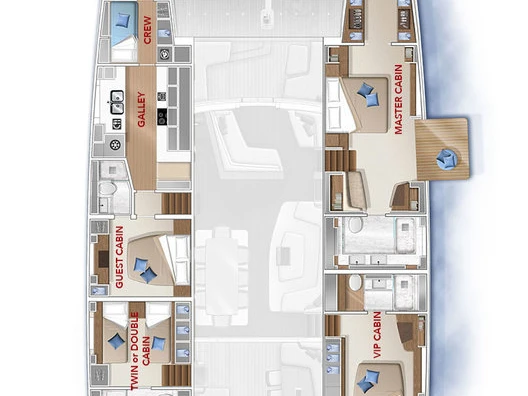 Location bateau Split pas cher Lagoon Seventy 7