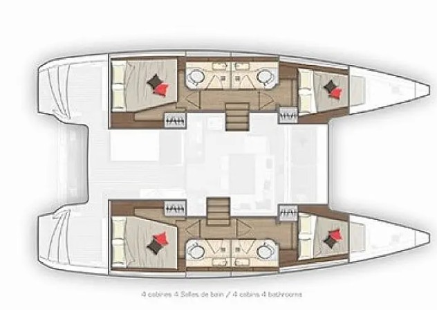 Location bateau Lagoon Lagoon 40 à Préveza sur Samboat