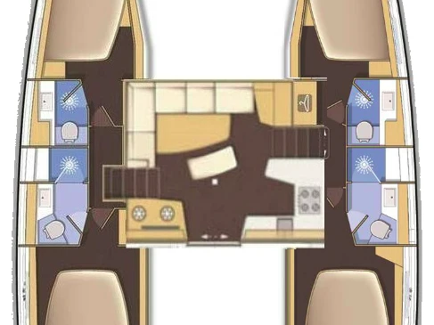 Location bateau Néa Péramos pas cher Lagoon 42