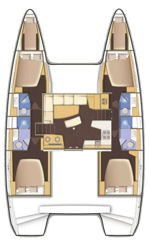 Location bateau Néa Péramos pas cher Lagoon 42