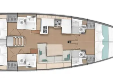 Location à Piso Livadi - Jeanneau Sun Odyssey 490 sur SamBoat