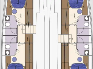 Location bateau HeySea Seaview 50 à Marsh Harbour sur Samboat