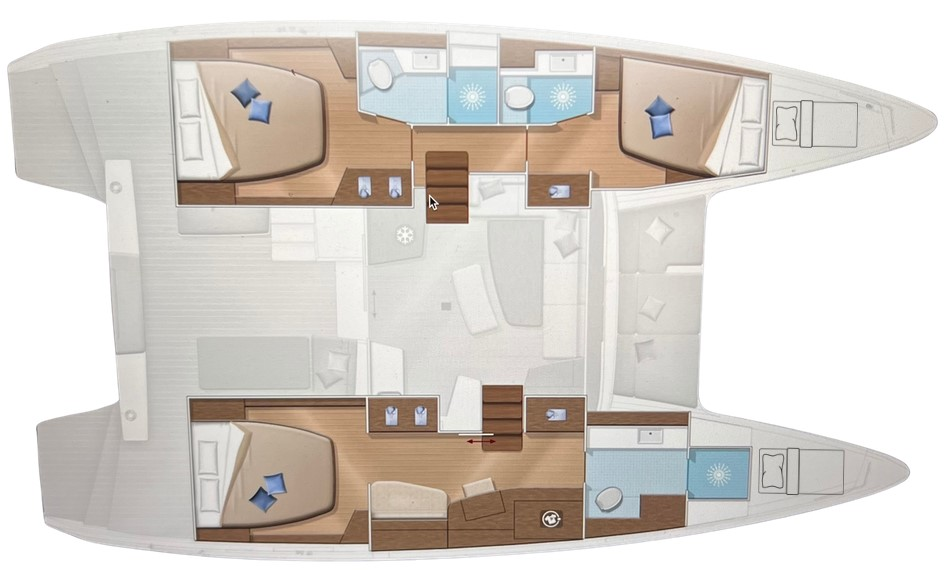 Location à Rogoznica - Lagoon Lagoon 42 Millenium sur SamBoat