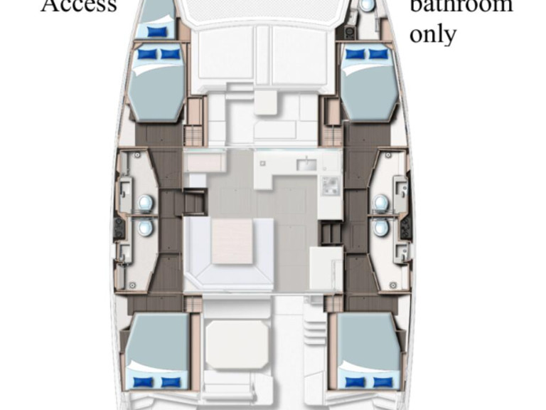 Location Catamaran Leopard Catamarans / Robertson & Caine avec permis