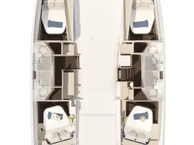 Fountaine Pajot Fountaine Pajot FP 44 Quatuor - 4 + 2 cab. a louer à Trogir