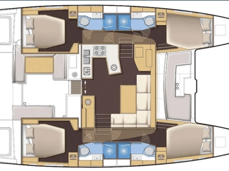 Louer Catamaran avec ou sans skipper Lagoon à Saint-George