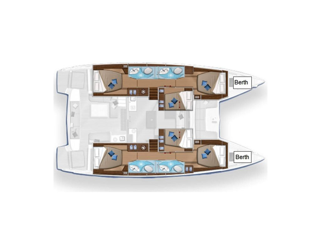 Location bateau Saint-George pas cher Lagoon 50