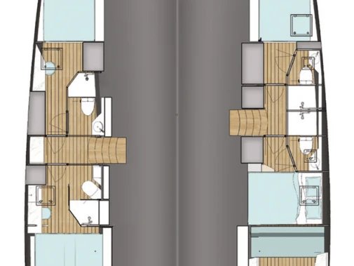 Louez un Wave Catamarans Wave 50 - 5 cab. à Olbia