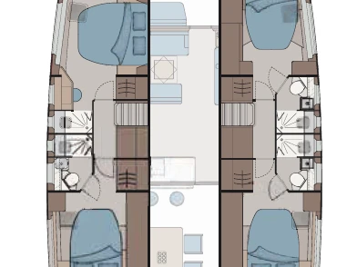 Aquila Aquila 45 Sail - 4 + 1 cab. a louer à Parham Town