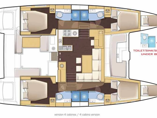Louer Catamaran avec ou sans skipper Lagoon à Parham Town