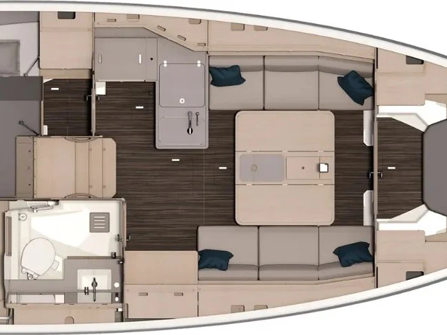 Dufour Dufour 37 a louer à Palerme