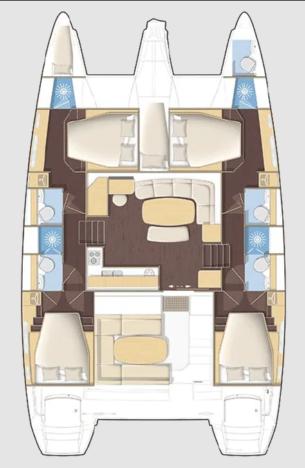 Catamaran à louer à Dème de Vólos au meilleur prix