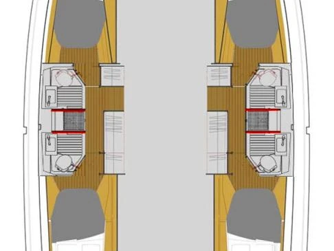 Location Catamaran à Trogir - Fountaine Pajot Astrea 42