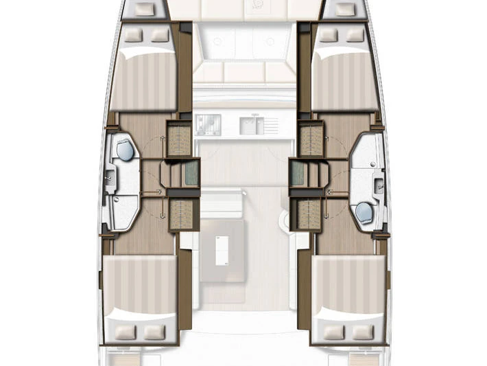 Louer Catamaran avec ou sans skipper Bali à Seget Donji