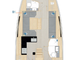 Location bateau Lefkáda pas cher Hanse 410