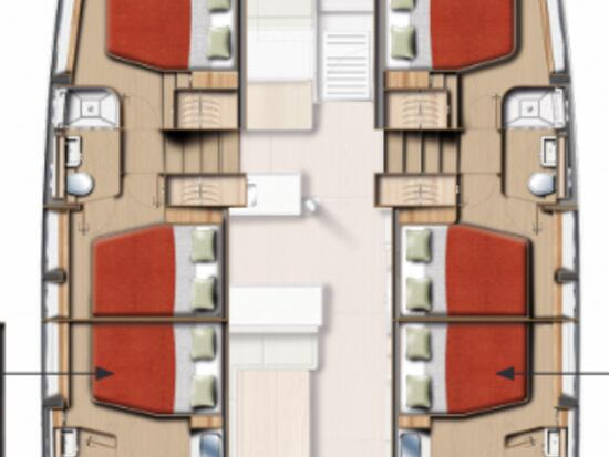 Location bateau Bali Bali 5.2 - 6 + 2 cab. à Rogoznica sur Samboat