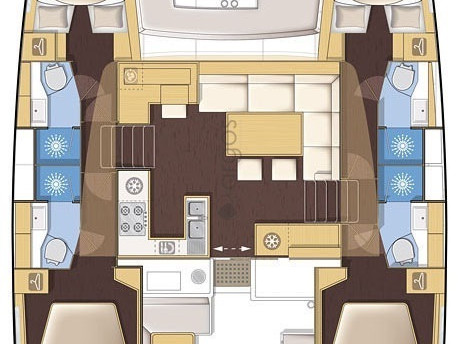 Location Catamaran à Benítses - Lagoon Lagoon 450 F