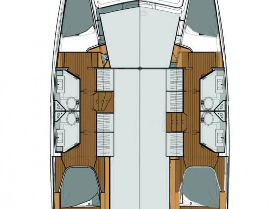 Location bateau Fountaine Pajot Lucia 40 à Murter-Kornati sur Samboat