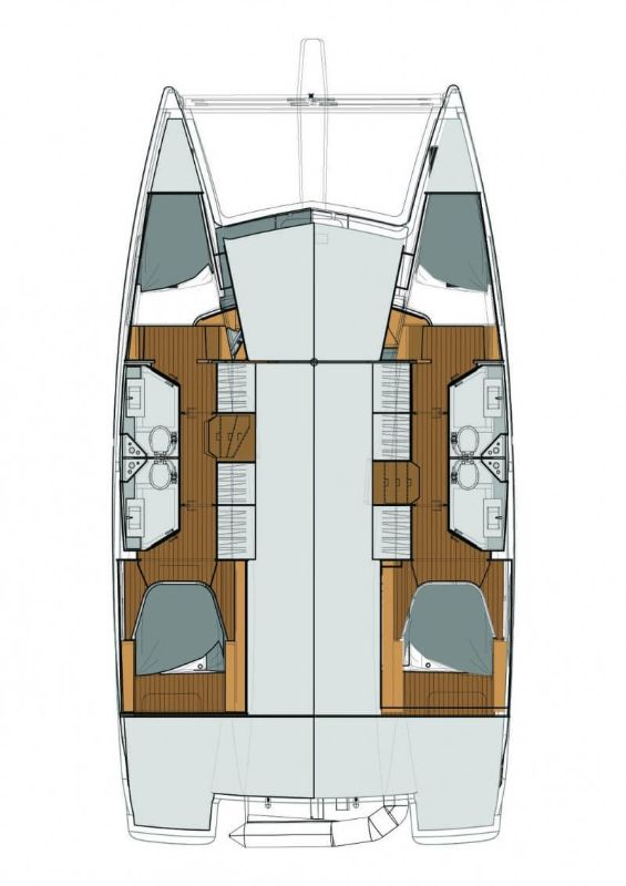 Location bateau Fountaine Pajot Lucia 40 à Murter-Kornati sur Samboat