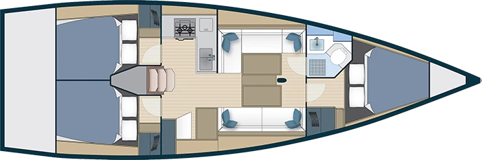 More Boats More 40 a louer à Biograd na Moru