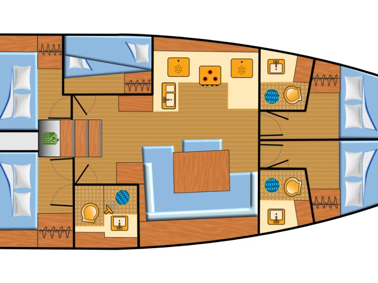 Location bateau Biograd na Moru pas cher Sun Odyssey 490