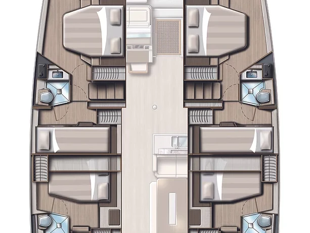 Louer Catamaran avec ou sans skipper Bali à Seget Donji