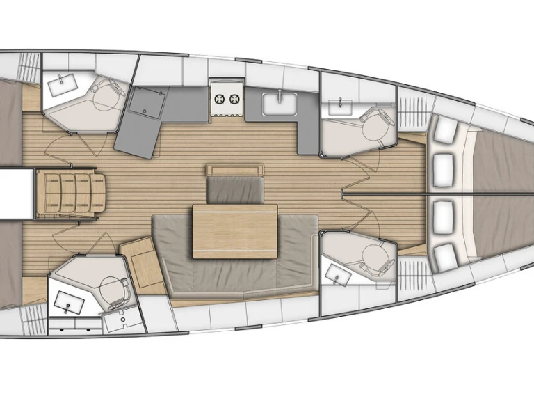 Location Voilier à Lefkáda - Bénéteau Oceanis 46.1