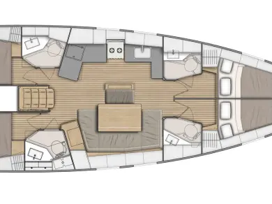 Location Voilier à Lefkáda - Bénéteau Oceanis 46.1