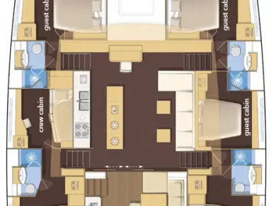 Lagoon Lagoon 620 a louer à Split