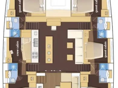 Location à Split - Lagoon Lagoon 620 sur SamBoat