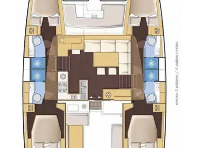 Location Catamaran à Skiathos - Lagoon Lagoon 46