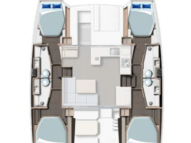 Louer Catamaran avec ou sans skipper Leopard Catamarans / Robertson & Caine à Procida