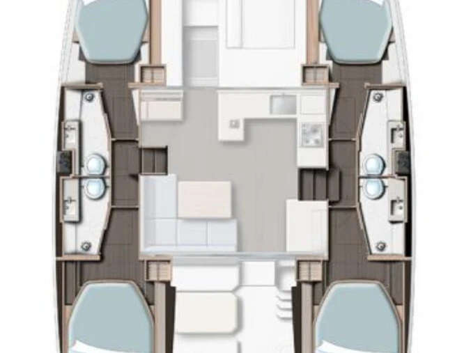 Location Catamaran Leopard Catamarans / Robertson & Caine avec permis