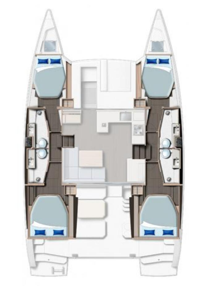 Location Catamaran Leopard Catamarans / Robertson & Caine avec permis