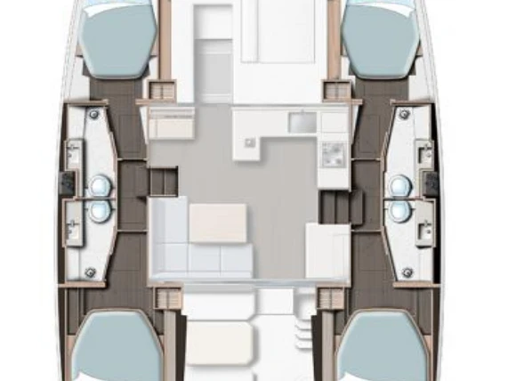 Location à Procida - Leopard Catamarans / Robertson & Caine Leopard 42 - 4 cab. sur SamBoat