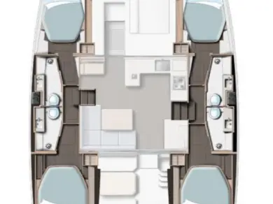 Location à Procida - Leopard Catamarans / Robertson & Caine Leopard 42 - 4 cab. sur SamBoat