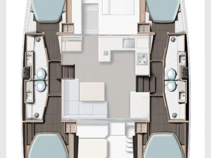 Louez un Leopard Catamarans / Robertson & Caine Leopard 42 - 4 cab. à Furnari