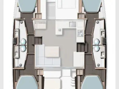 Louez un Leopard Catamarans / Robertson & Caine Leopard 42 - 4 cab. à Furnari