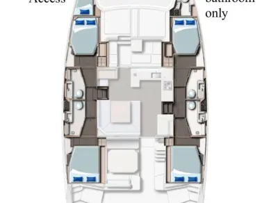 Location Catamaran à Procida - Leopard Catamarans / Robertson & Caine Leopard 45