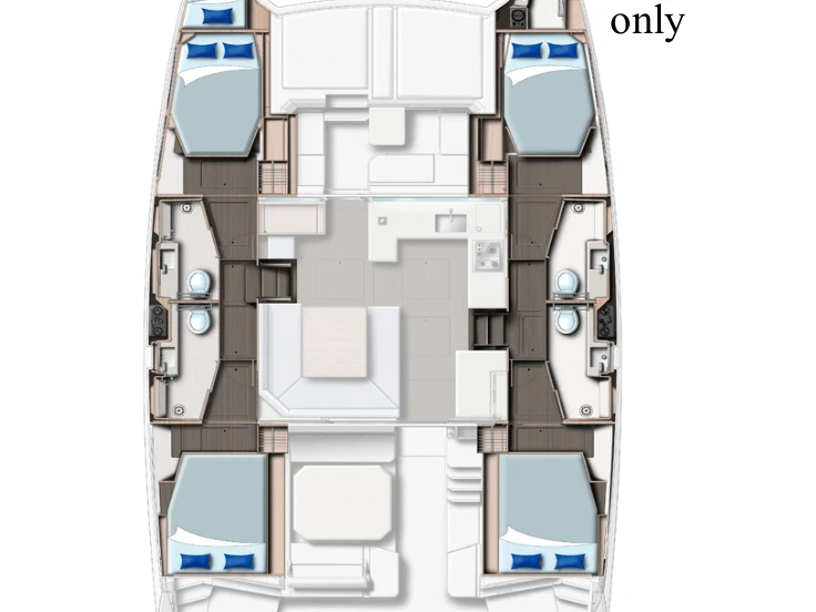 Location bateau Leopard Catamarans / Robertson & Caine Leopard 45 à Cannigione sur Samboat