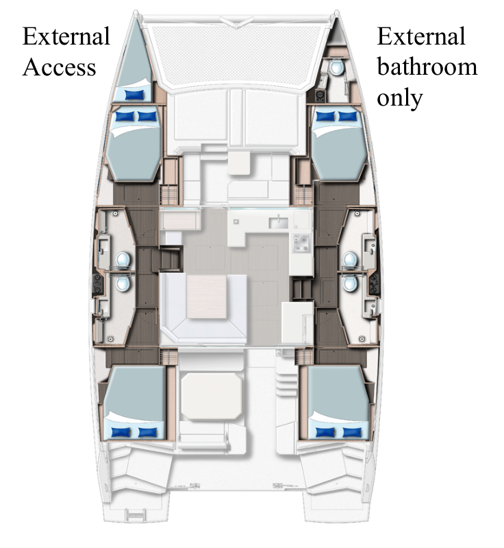 Location bateau Leopard Catamarans / Robertson & Caine Leopard 45 à Cannigione sur Samboat