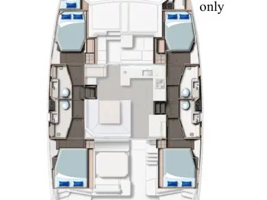 Location bateau Leopard Catamarans / Robertson & Caine Leopard 45 à Cannigione sur Samboat