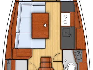 Location bateau Procida pas cher Oceanis 38