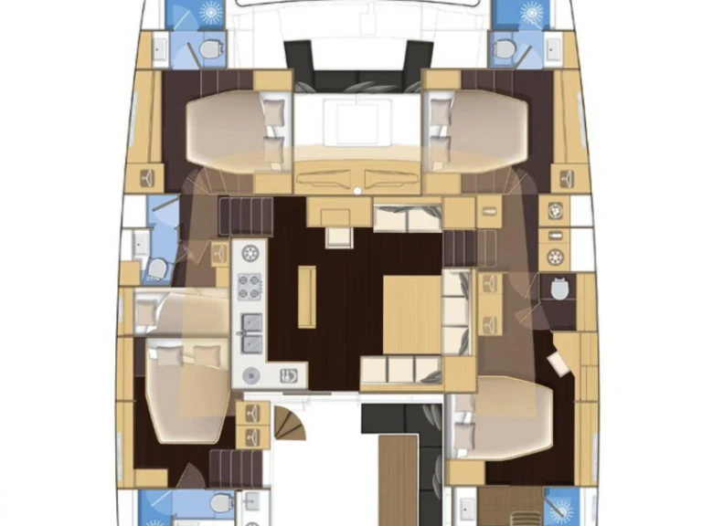 Location Catamaran à Portisco - Lagoon Lagoon 560