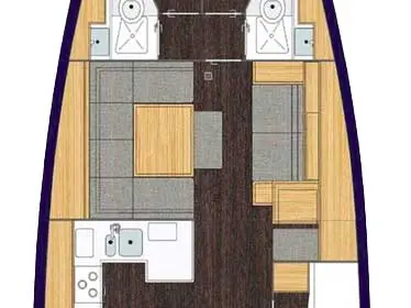 Location bateau Göcek pas cher Bavaria C50 Holiday - 5 cab.