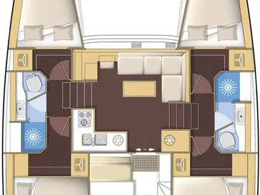 Location Catamaran à Sibenik - Lagoon Lagoon 39