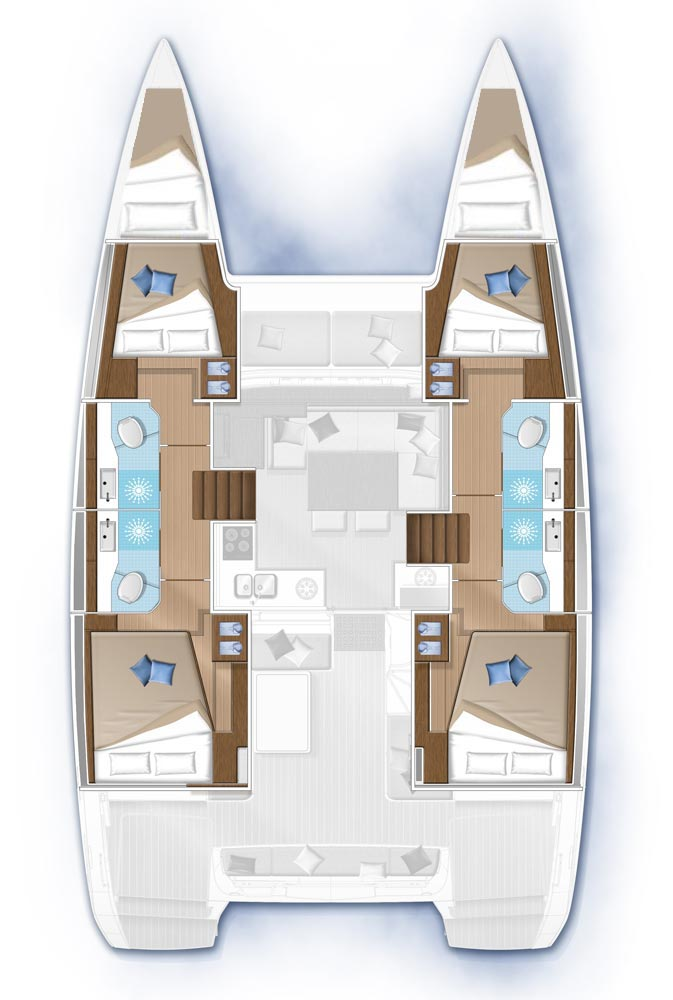 Catamaran à louer à Gouviá au meilleur prix