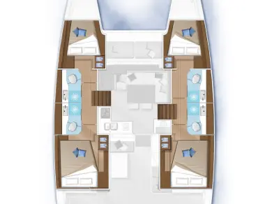 Location bateau Trogir pas cher Lagoon 40