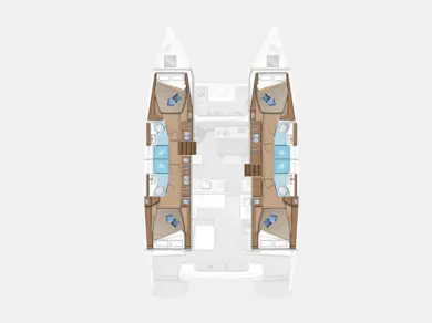 Location bateau Sant Antoni de Portmany pas cher Lagoon 46