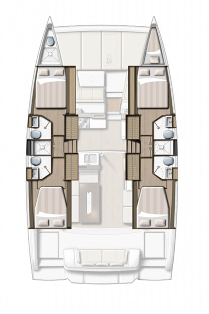 Louer Catamaran avec ou sans skipper Bali à Seget Donji